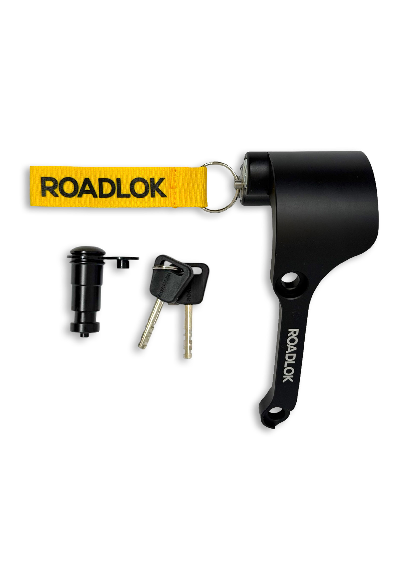 RoadLok XRA Eurosport 100 mm, højre — sort