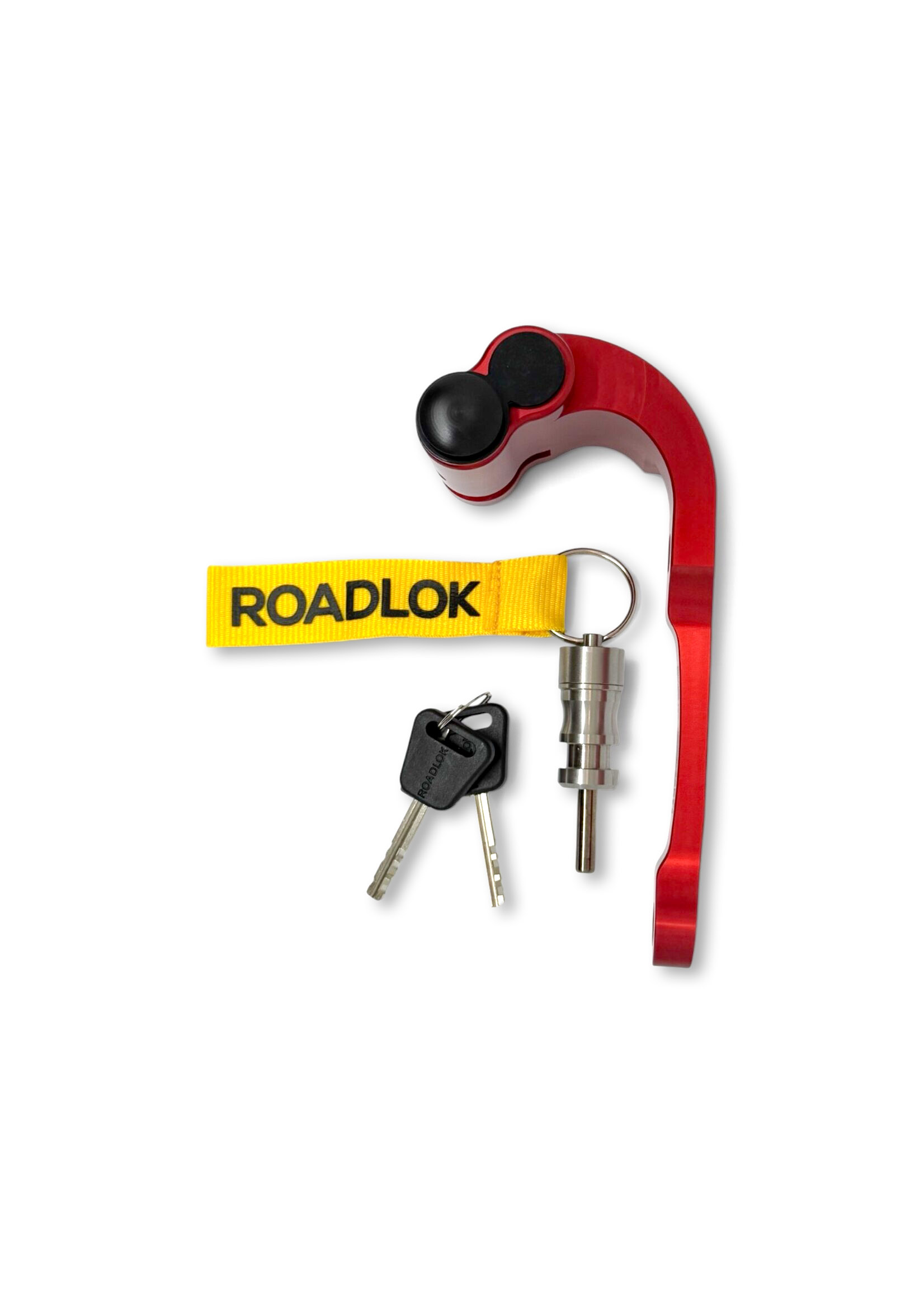 RoadLok XRA Eurosport 100 mm, højre — rød