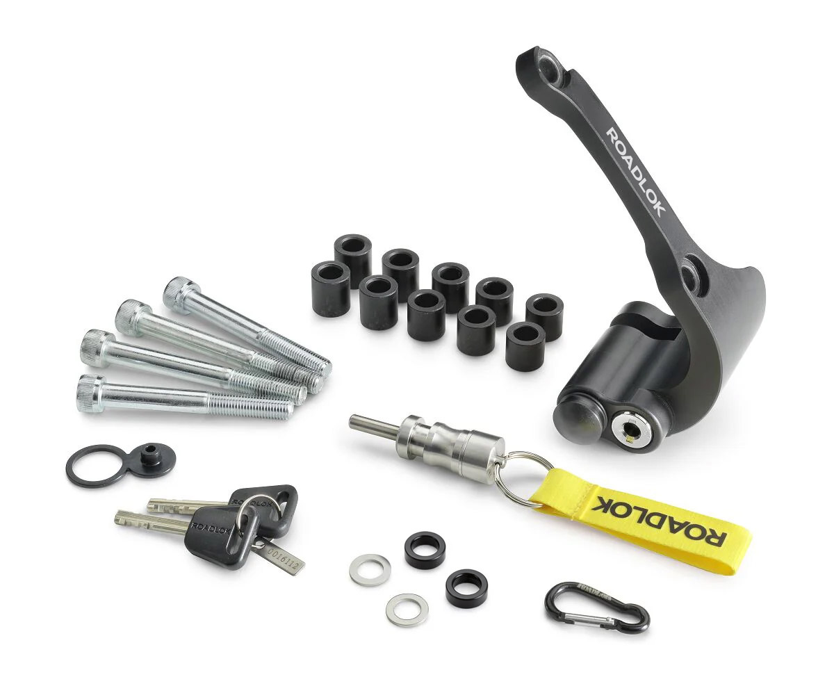 RoadLok XRA Eurosport 100 mm, venstre — sort